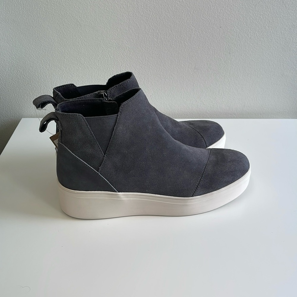 Toms Wmn Jamie Pavment Suede Leather Womens Shoes Size 8.5